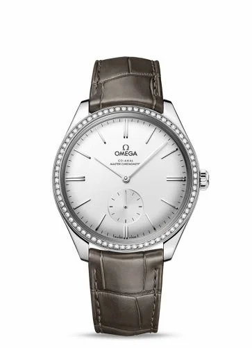 Omega De Ville Trésor Master Chronometer Small Seconds Stainless Steel / Diamond / Silver 435.18.40.21.02.002 (43518402102002)